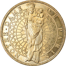 France, Token, Paris - Cathédrale notre Dame - Vierge à l'Enfant, 2013, Arthus