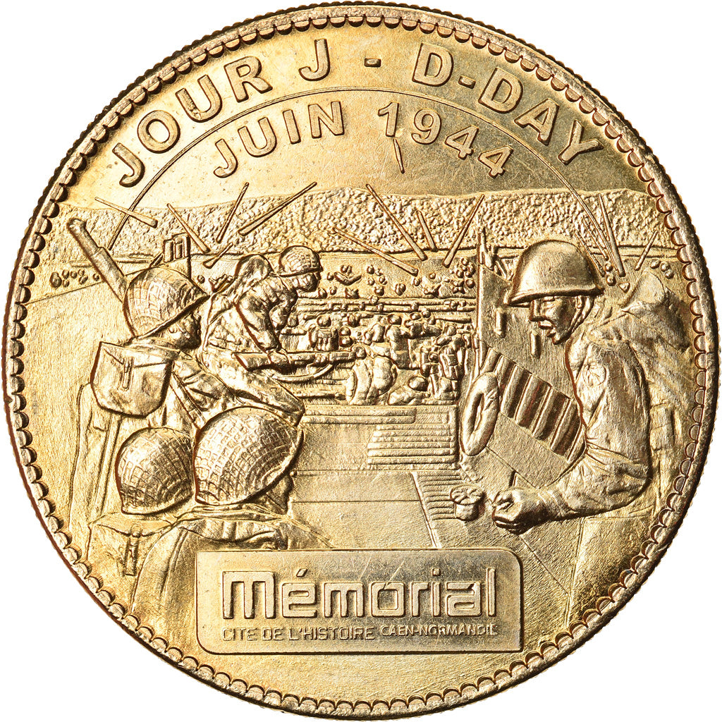 France, Jeton, Caen - Mémorial n°4, 2010, Arthus Bertrand, SUP, Cupro-nickel