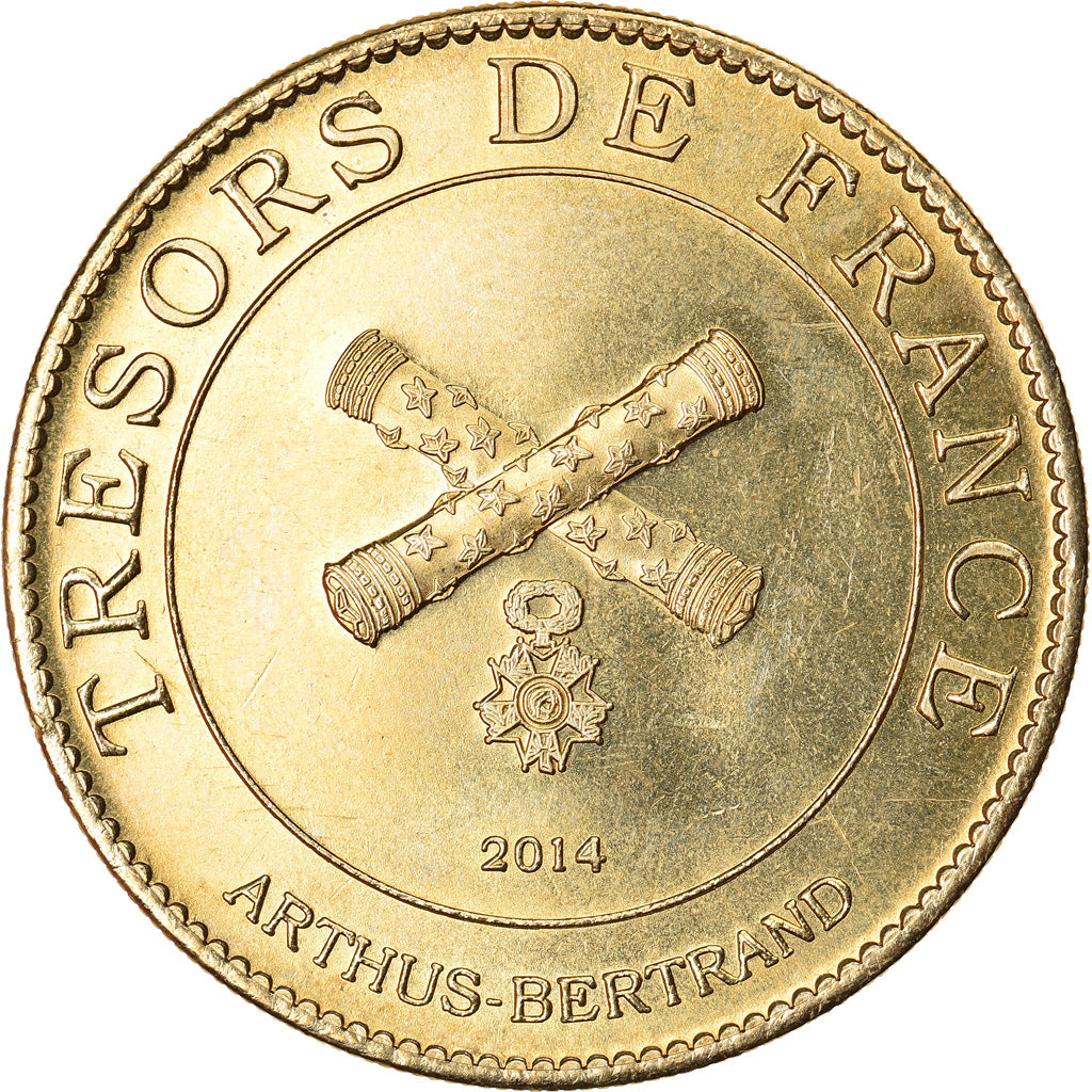 Francia, Token, Caen - Mémorial n°4, 2014, Arthus Bertrand, EBC, Aluminio y