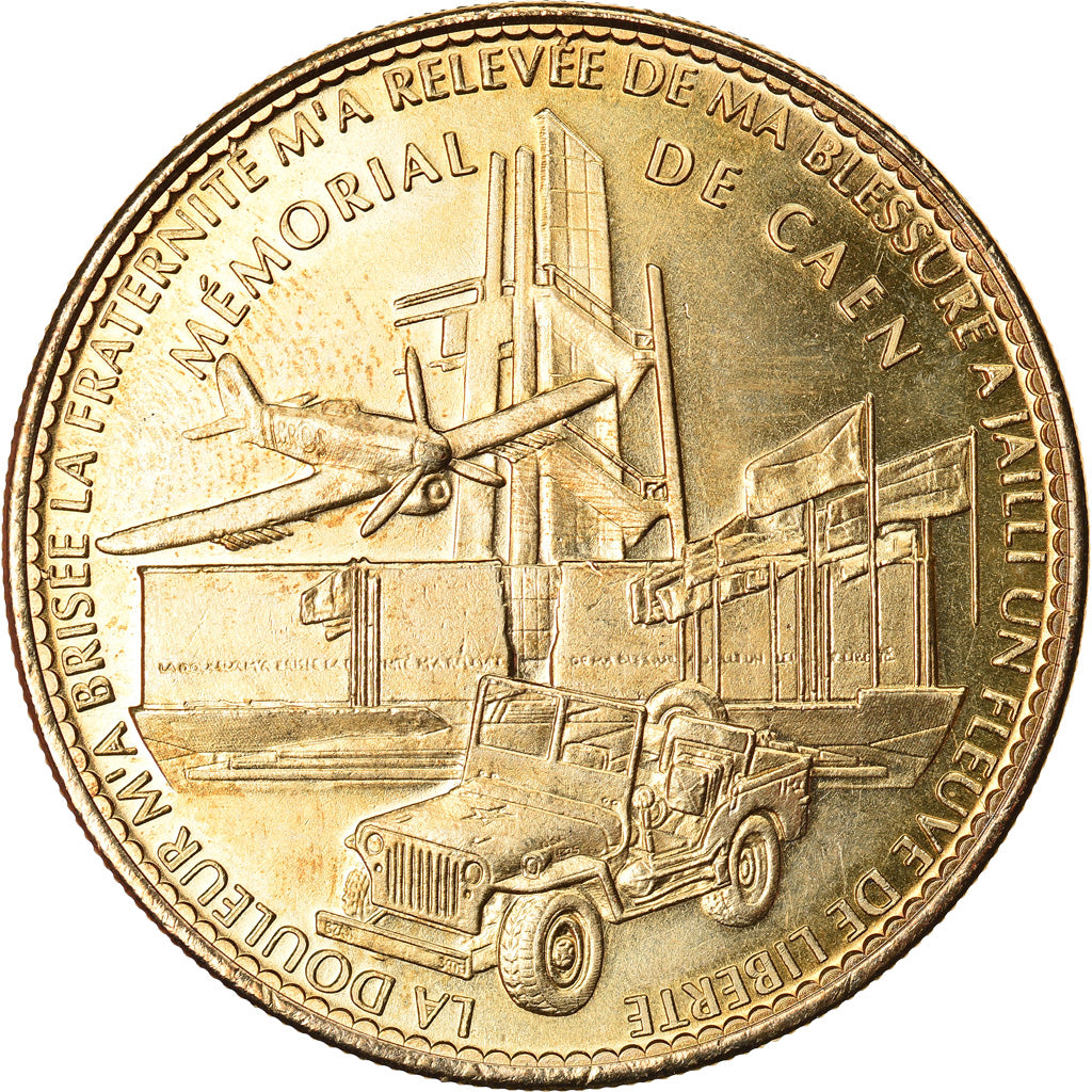 France, Jeton, Caen - Mémorial n°2, 2009, Arthus Bertrand, SUP, Cupro-nickel
