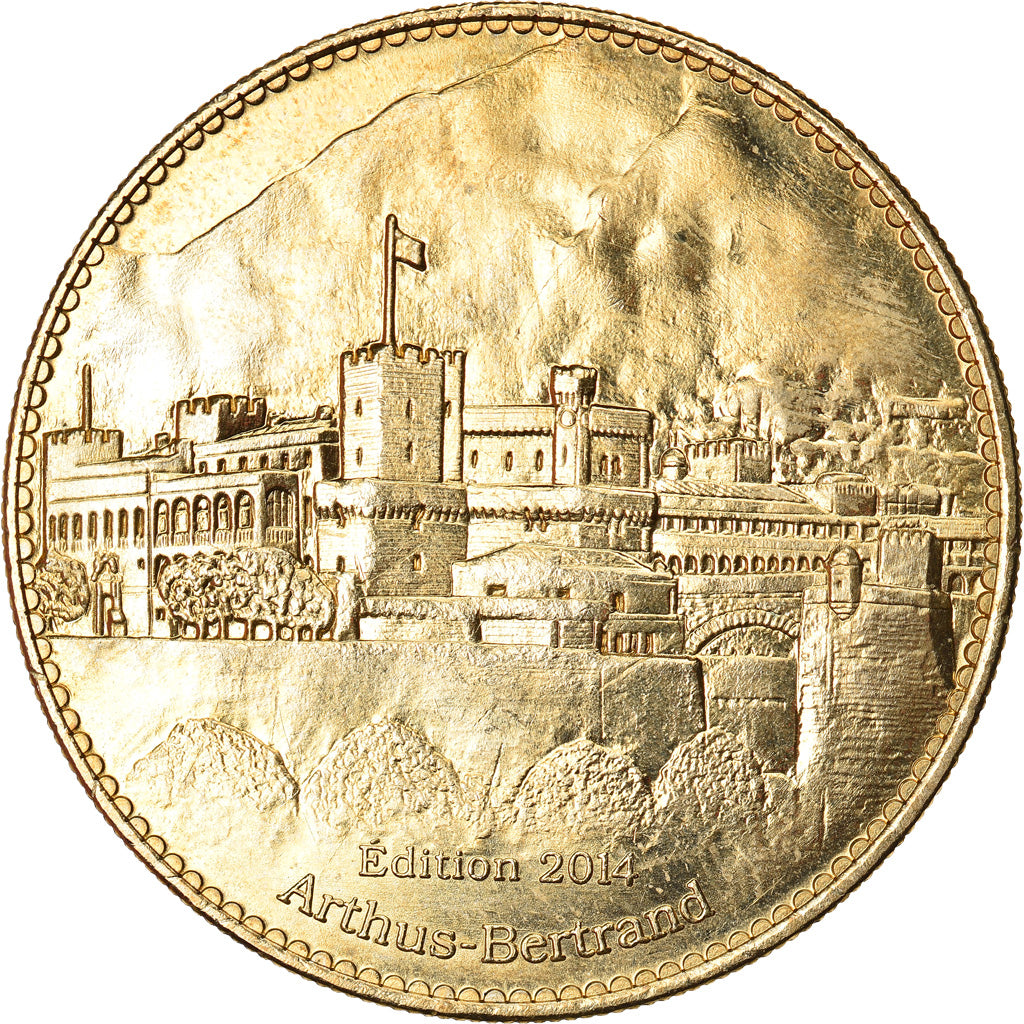 France, Token, Monaco - Palais Princier, 2014, Arthus Bertrand, AU(55-58)