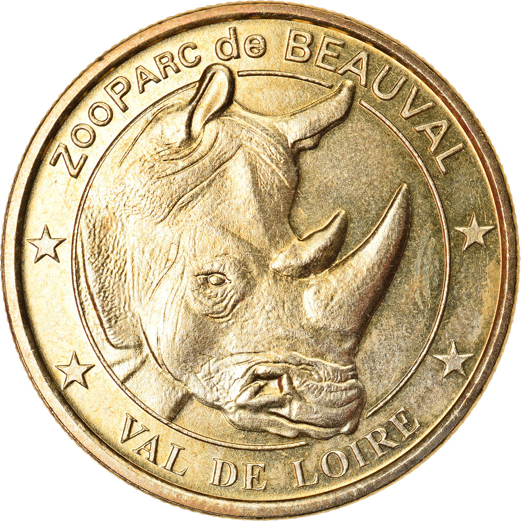 France, Jeton, Jeton Touristique, Beauval - Zoo - Rhinocéros, Arts & Culture