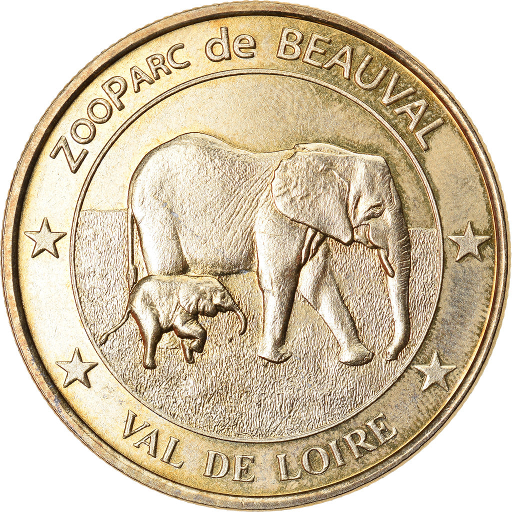 France, Jeton, Jeton Touristique, Beauval - Zoo - Eléphant, Arts & Culture