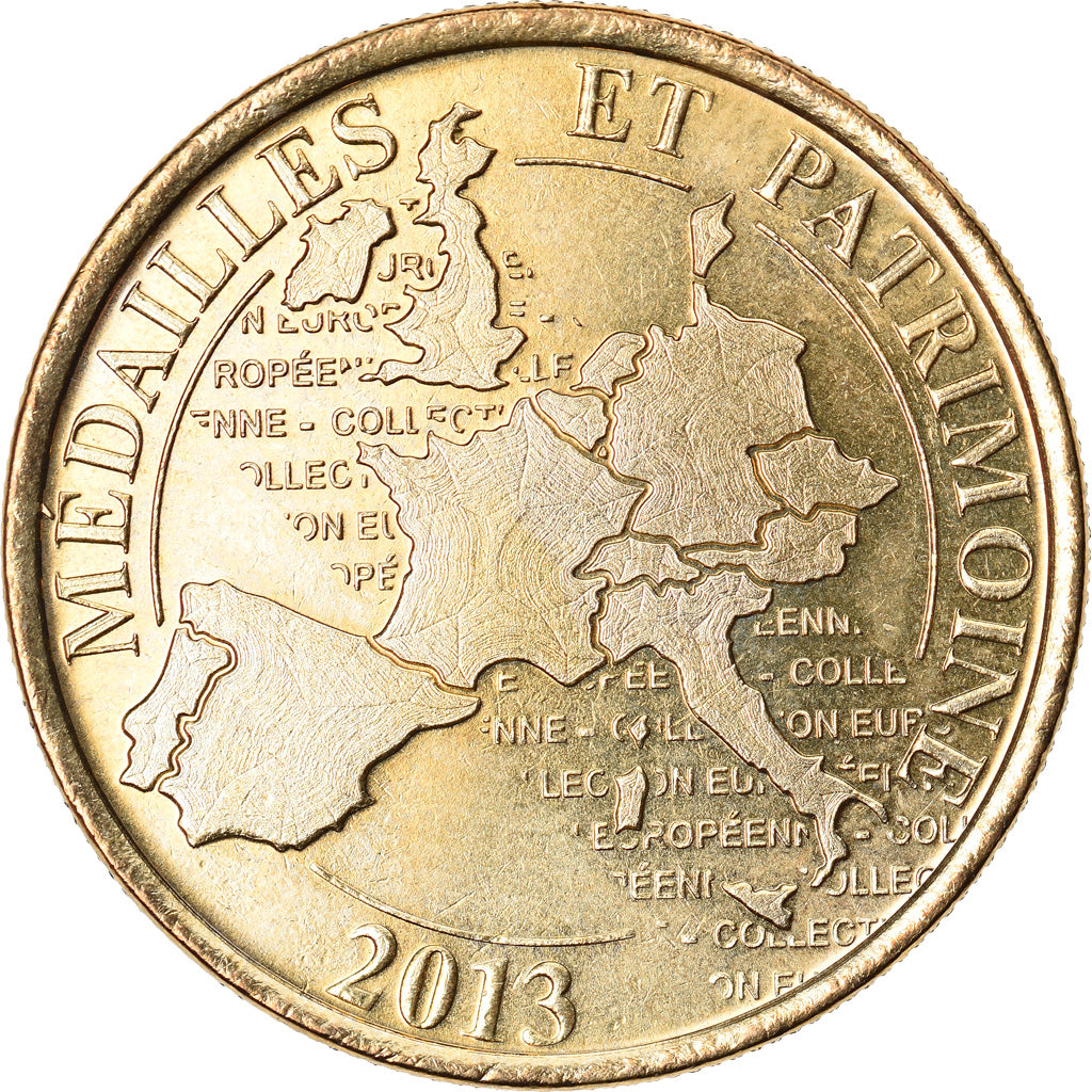 France, Token, Touristic token, Saint-Denis - Basilique, Arts & Culture, 2013