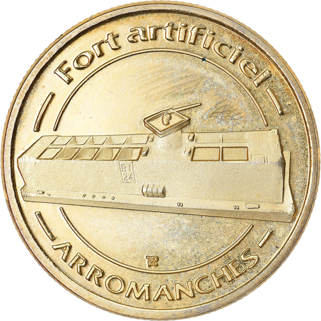 France, Token, Touristic token, D-Day - Arromanches - Fort artificiel, Souvenirs