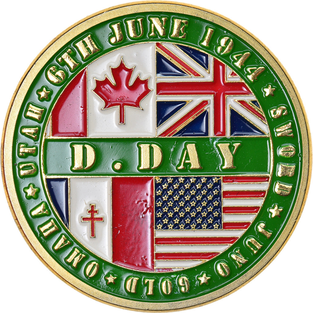 Francja, Token, Żeton turystyczny, D-Day - Arromanches - Fort artificiel