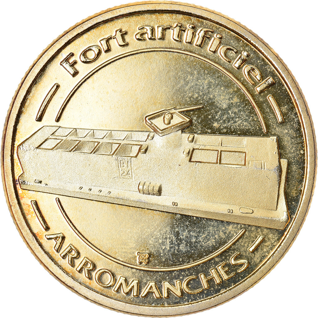 Francja, Token, Żeton turystyczny, D-Day - Arromanches - Fort artificiel