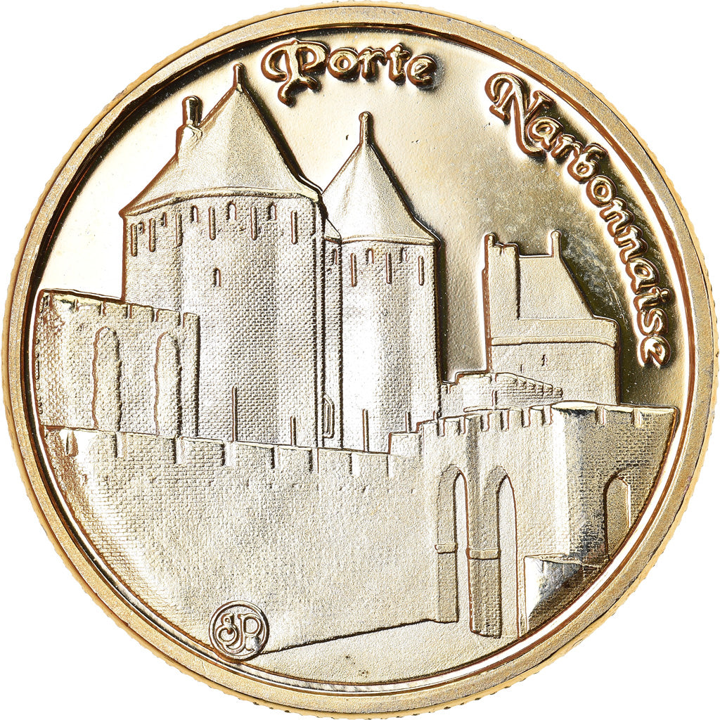 Francja, Token, Żeton turystyczny, Carcassonne - Porte Narbonnaise, Souvenirs