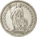 Coin, Switzerland, 2 Francs, 1920, Bern, EF(40-45), Silver, KM:21