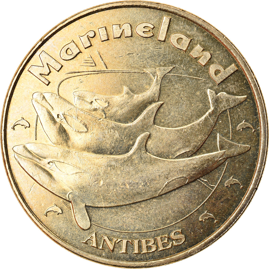 France, Jeton, Jeton Touristique, Antibes -  Marineland n°5, Arts & Culture