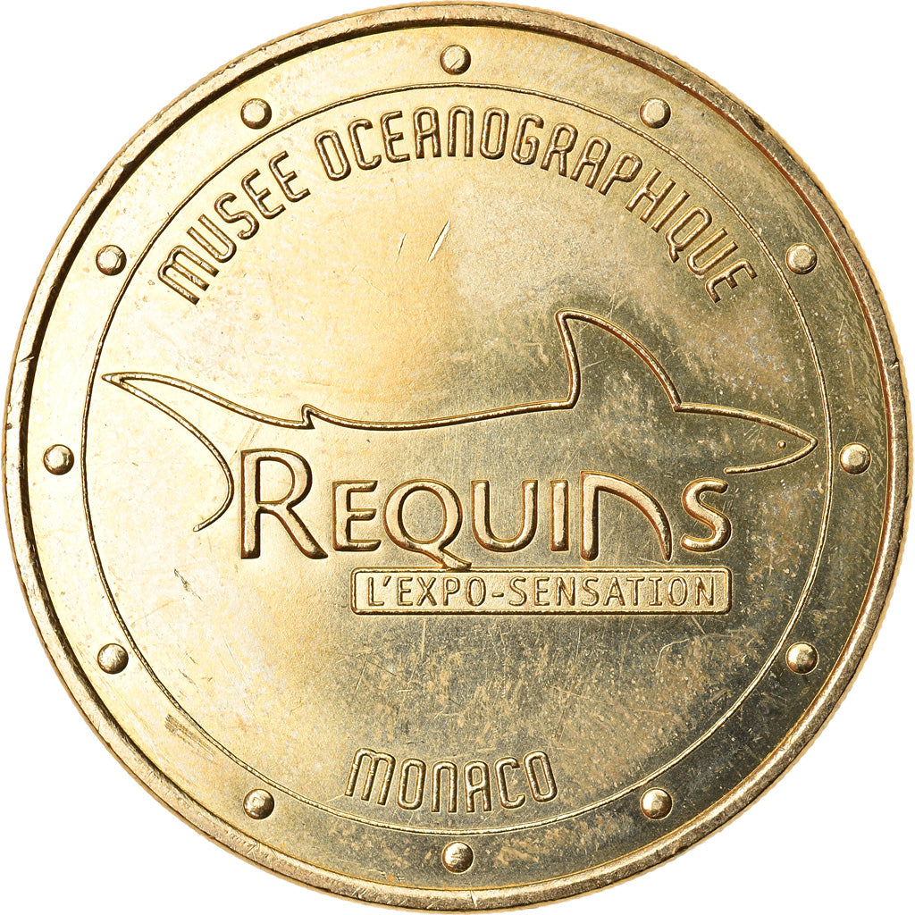 France, Token, Touristic token, Monaco - Musée océanographique - Requin l'expo