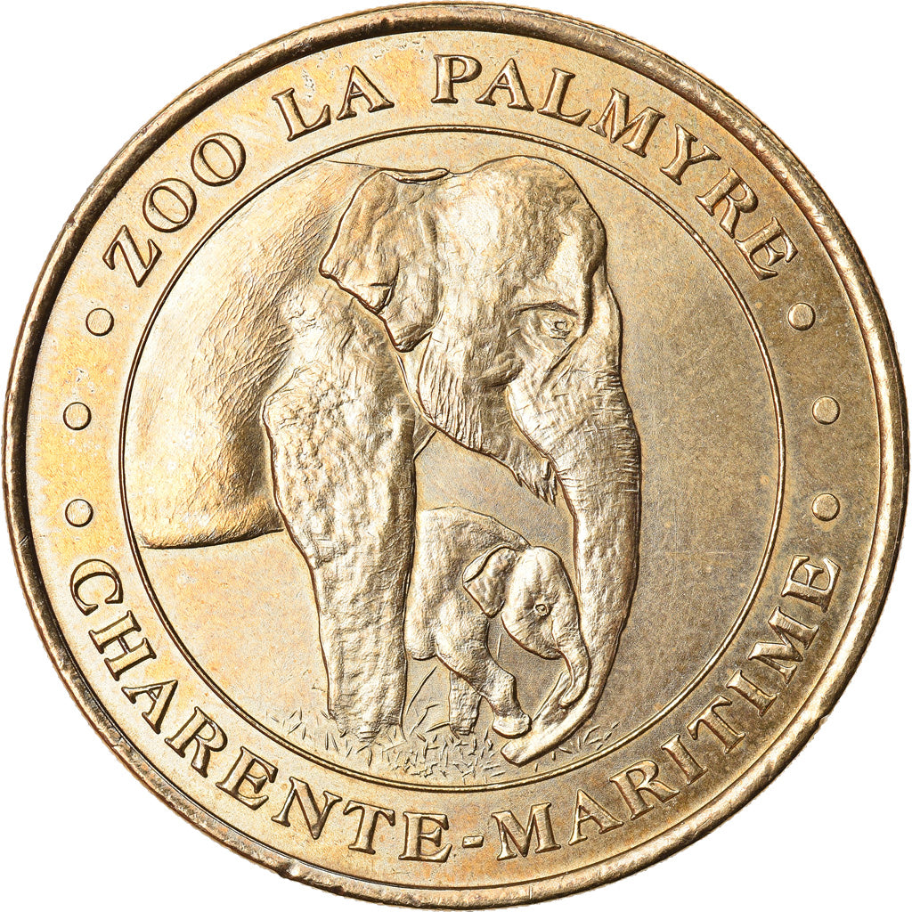 Francia, Token, Touristic token, La Palmyre - Zoo - l'Elephant, Arts & Culture