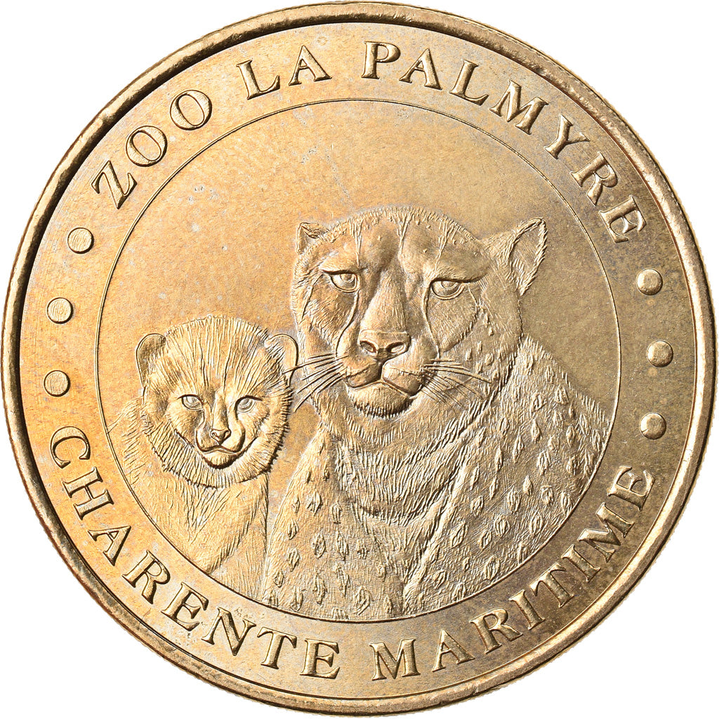 Francia, Token, Touristic token, 17/ Zoo de la Palmyre - Guépards, Arts &