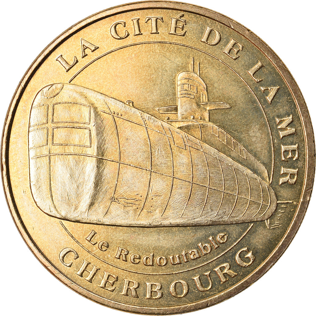 France, Token, Touristic token, Cherbourg - Cité de la Mer n°2 - le