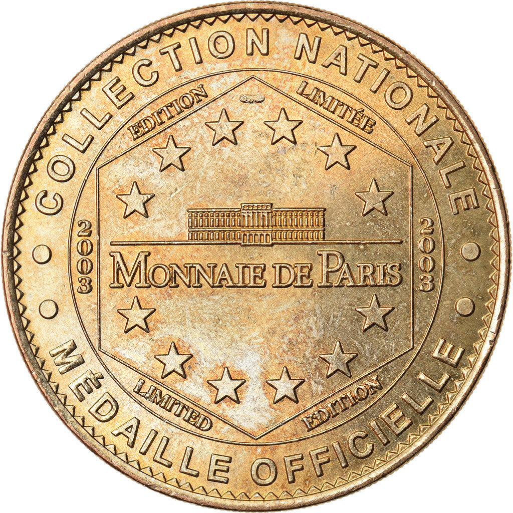 Francia, Token, Touristic token, Caen - Mémorial n°1, Arts & Culture, 2003