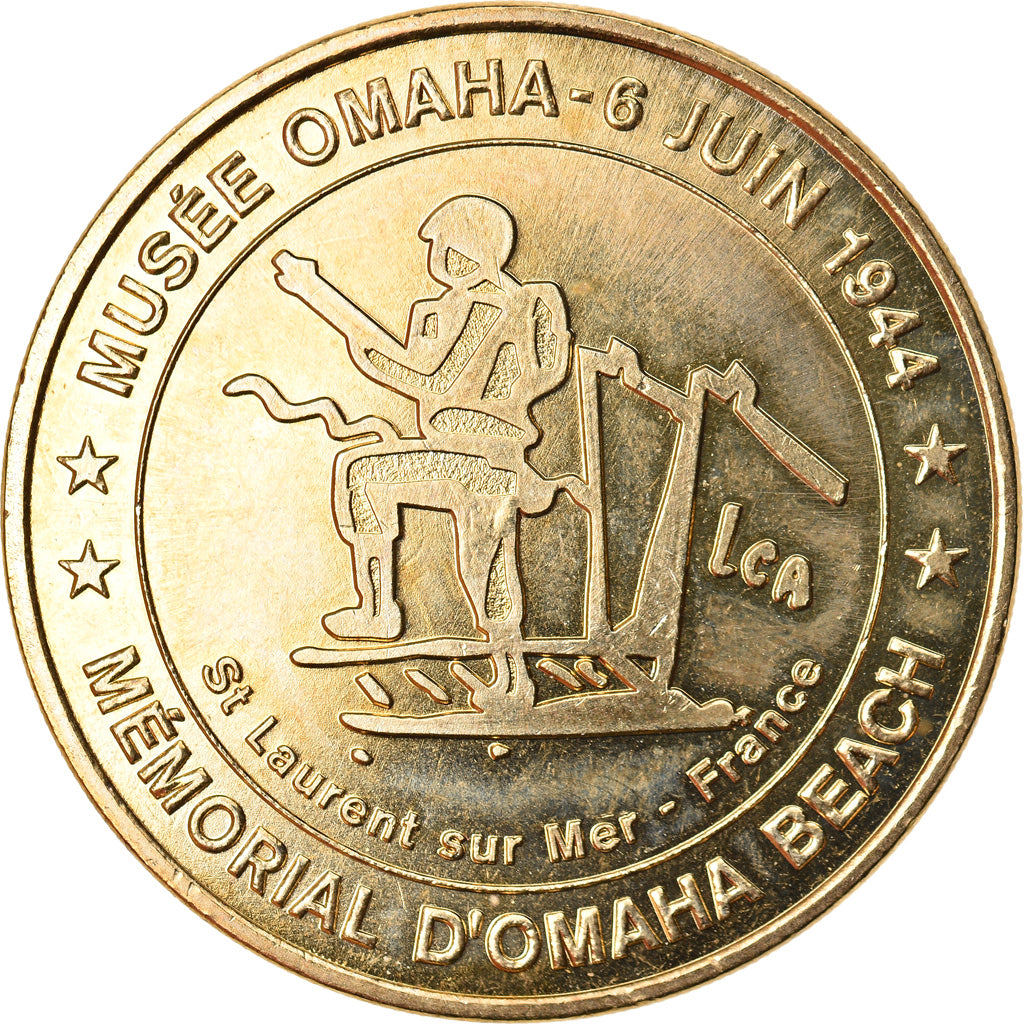 France, Jeton, Jeton Touristique, Saint-Laurent-sur-Mer Musée Omaha n°1, Arts