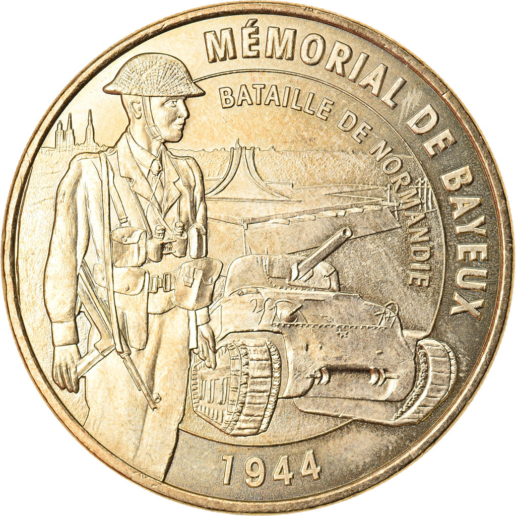 Francia, Token, Touristic token, Bayeux - Mémorial n°2, Arts & Culture, 2009