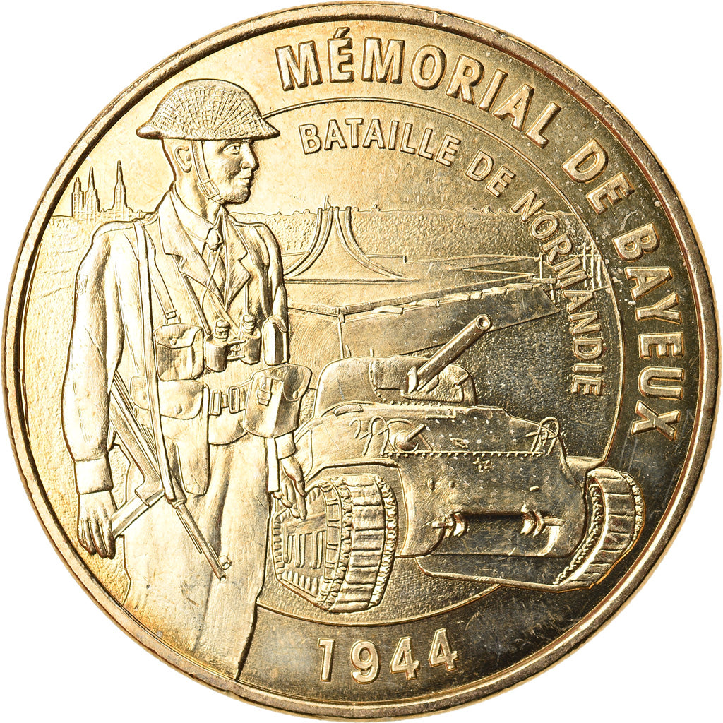 Francia, Token, Touristic token, Bayeux - Mémorial n°2, Arts & Culture, 2009