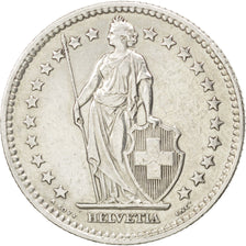 Coin, Switzerland, 2 Francs, 1943, Bern, AU(50-53), Silver, KM:21