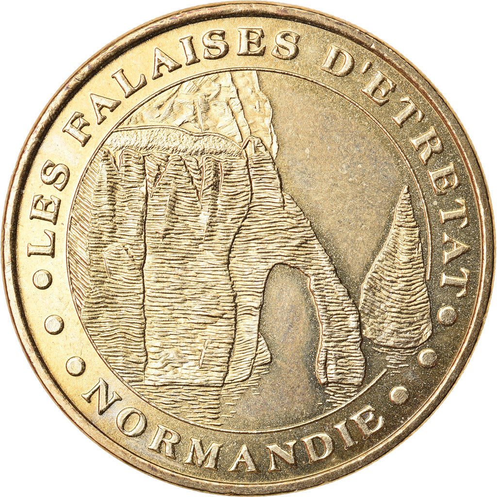 Francia, Token, Jetón turístico, Etretat -  Les Falaises, Arts & Culture