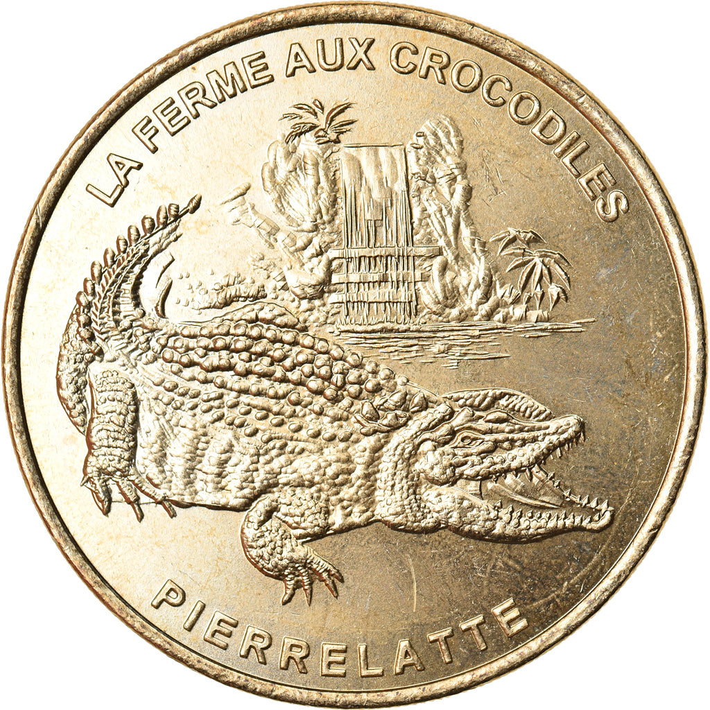 France, Token, Touristic token, Pierrelatte - Ferma aux crocodiles n°1, Arts &