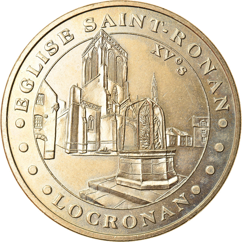 France, Jeton, Jeton Touristique, Locronan - Eglise Saint Ronan, Arts & Culture