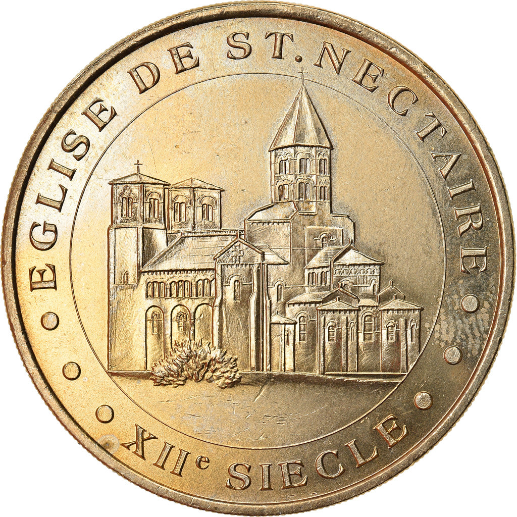 Francia, Token, Touristic token, Saint-Nectaire - l'église, Arts & Culture