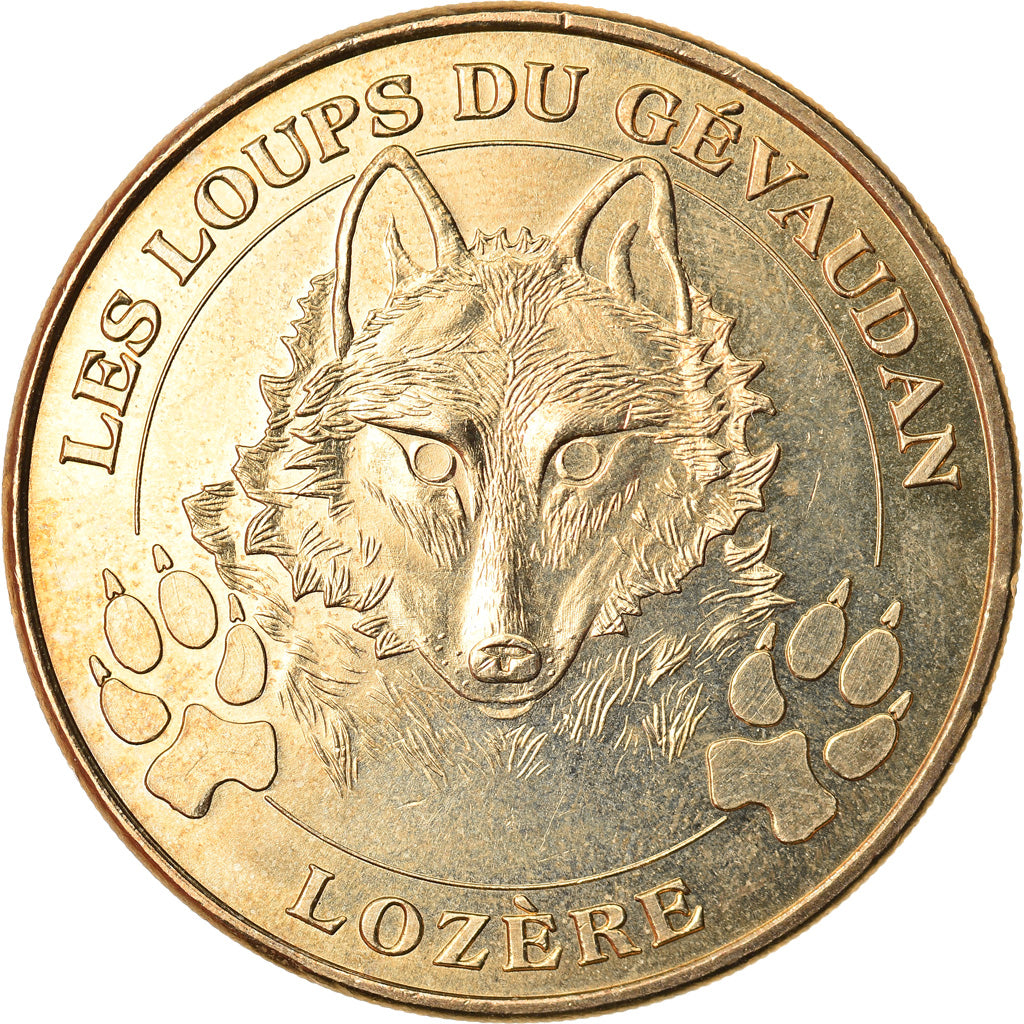 France, Token, Touristic token, Saint-Léger-de-Peyre - Les loups du Gévaudan