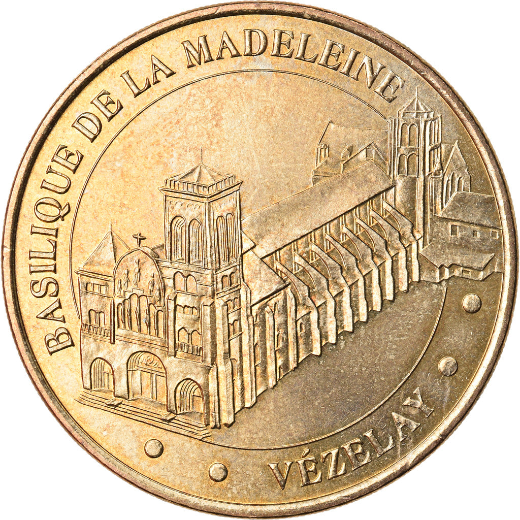 France, Token, Touristic token, Vezelay - Basilique de la Madeleine n°1, Arts &