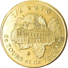 France, 50 Euro Cent, Euro des Villes, 2002, Tours et de Touraine, AU(55-58)