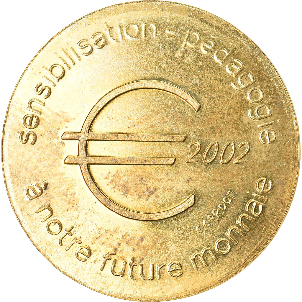 France, 50 Euro Cent, Euro des Villes, 2002, Tours et de Touraine, AU(55-58)