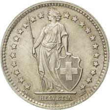SWITZERLAND, 2 Francs, 1961, Bern, KM #21, AU(55-58), Silver, 27.4, 9.92