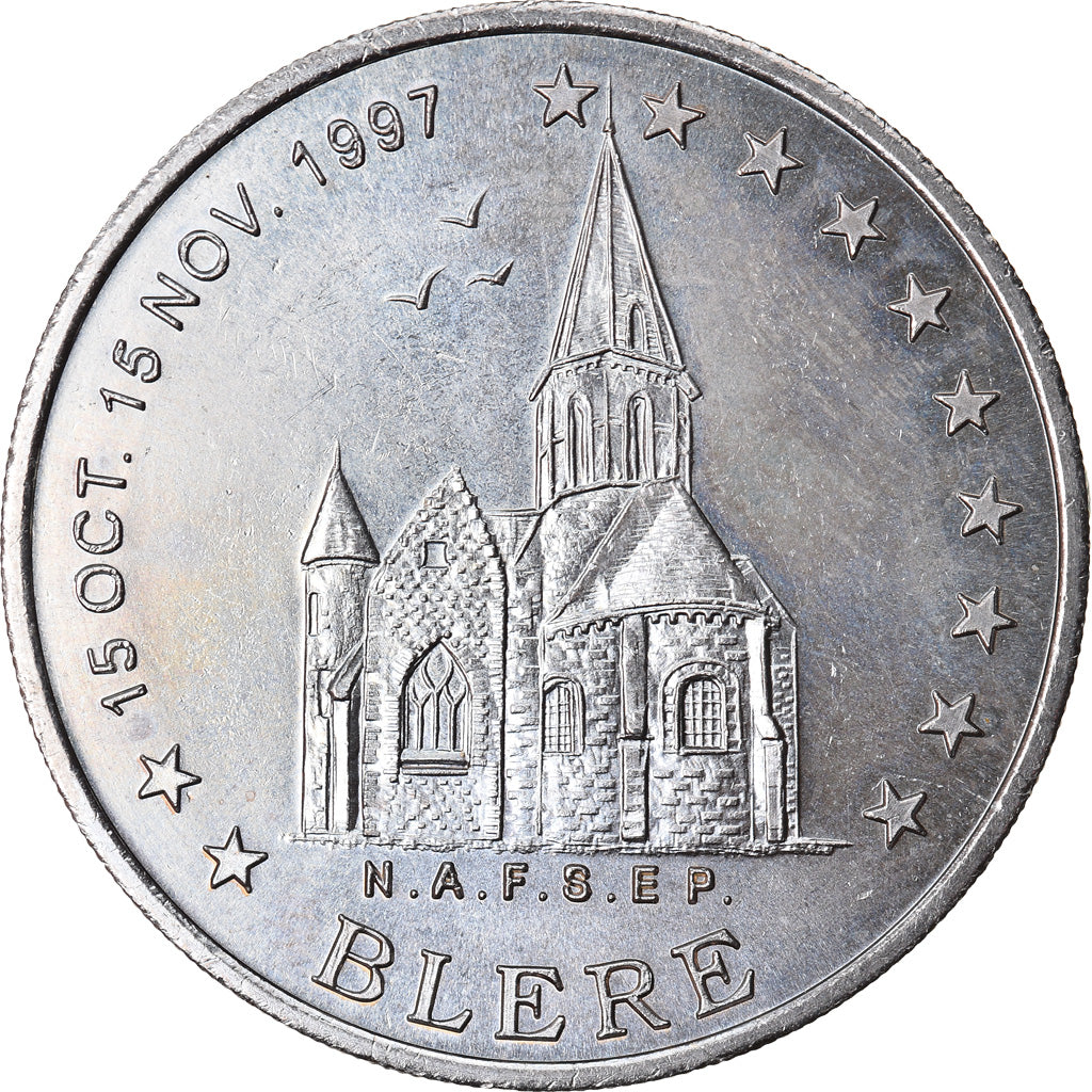 Francia, 2 Euro, Euro des Villes, 1997, Bléré, EBC, Sin información