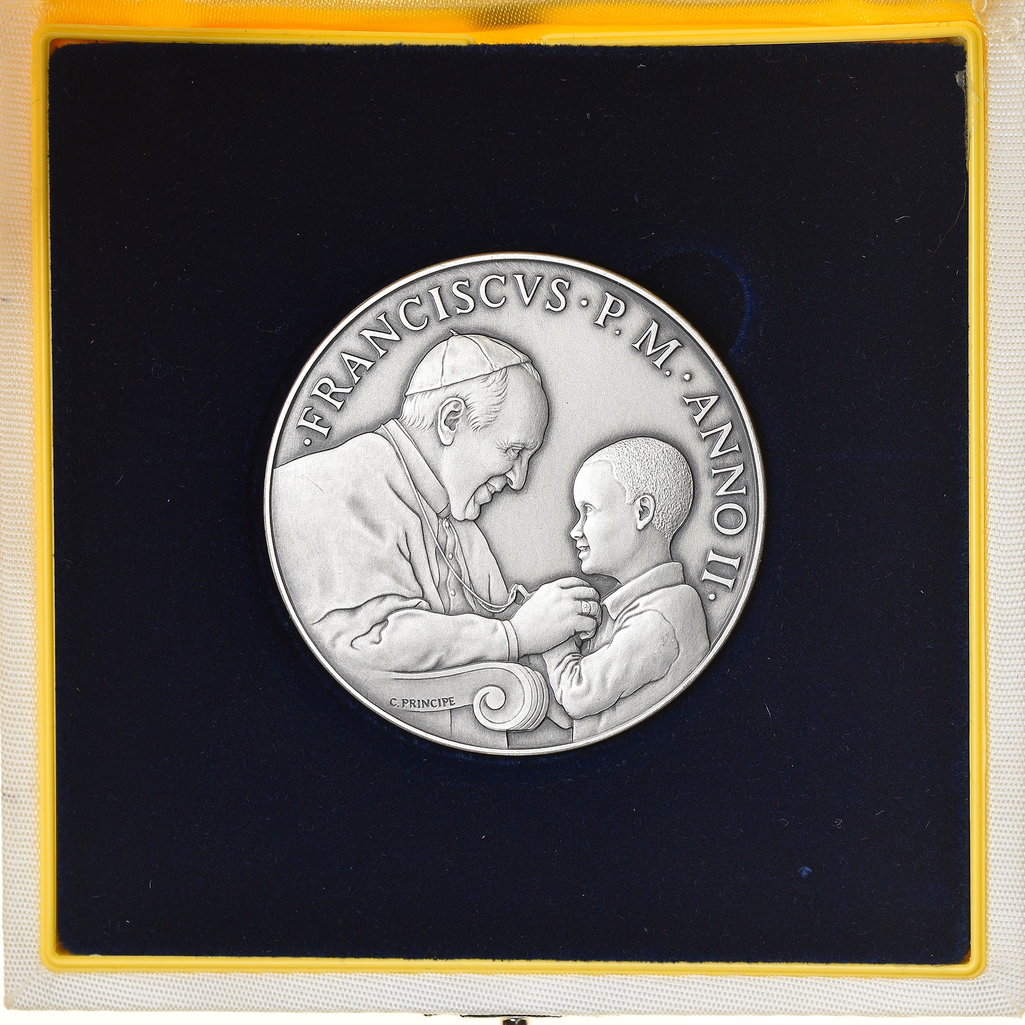 Vaticano, medalla, II Anno di Pontificato di Francis, Religions & beliefs, 2014
