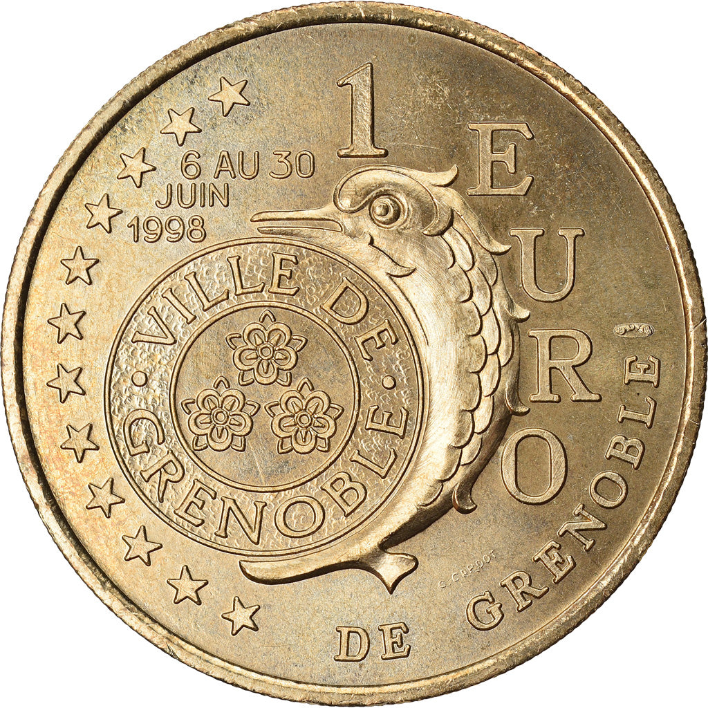 Frankrijk, Euro, Euro des Villes, 1998, Grenoble -  Stendhal, PR, n.v.t.
