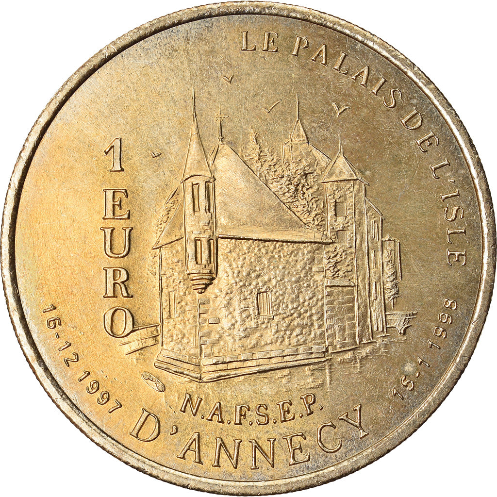 France, Euro, Euro des Villes, 1998, Annecy - Le Palais de l'Isle, AU(55-58)