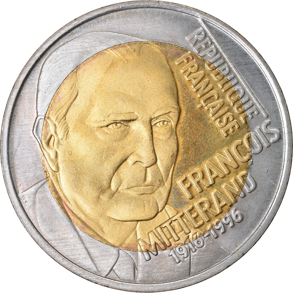 Francja, 5 Euro, Euro des Villes, 1996, François Mitterand, AU(55-58), ND