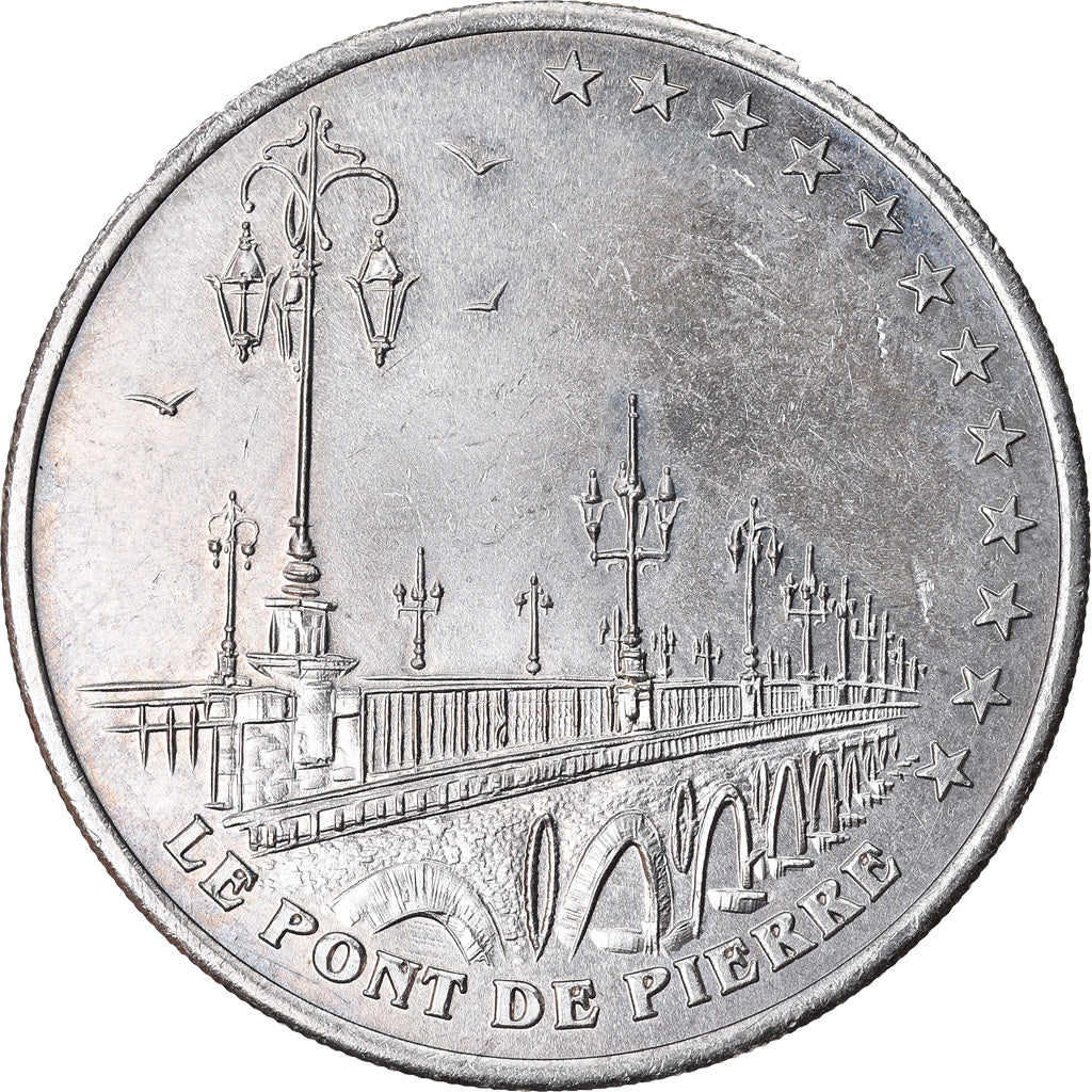 France, 2 Euro, Euro des Villes, 1998, Bordeaux - Le pont de pierre, SUP