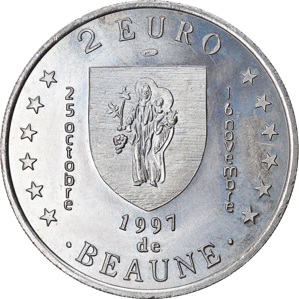 Frankrijk, 2 Euro, Euro des Villes, 1997, BEAUNE, PR, n.v.t.