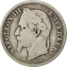 Coin, France, Napoleon III, Napoléon III, 2 Francs, 1869, Paris, F(12-15)