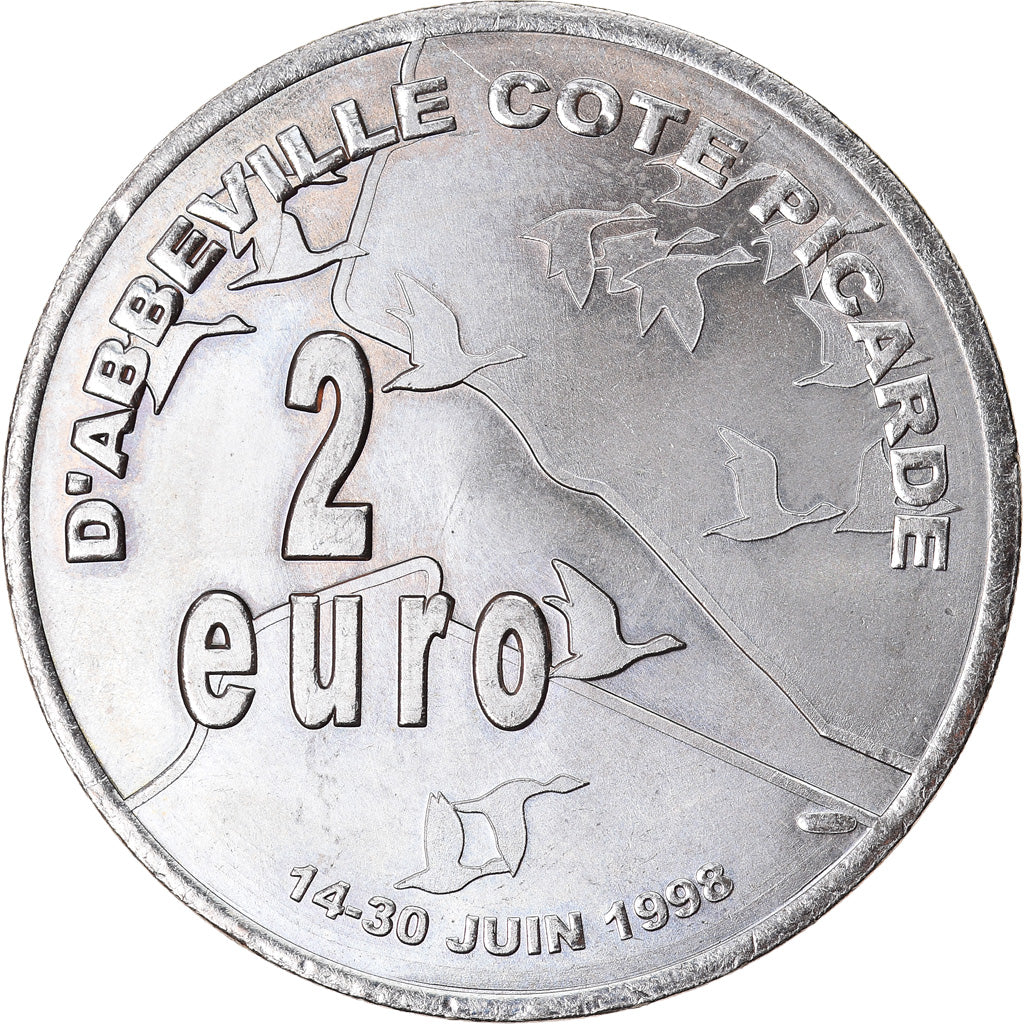 Francia, 2 Euro, Euro des Villes, 1998, ABBEVILLE, SPL-, N.C.