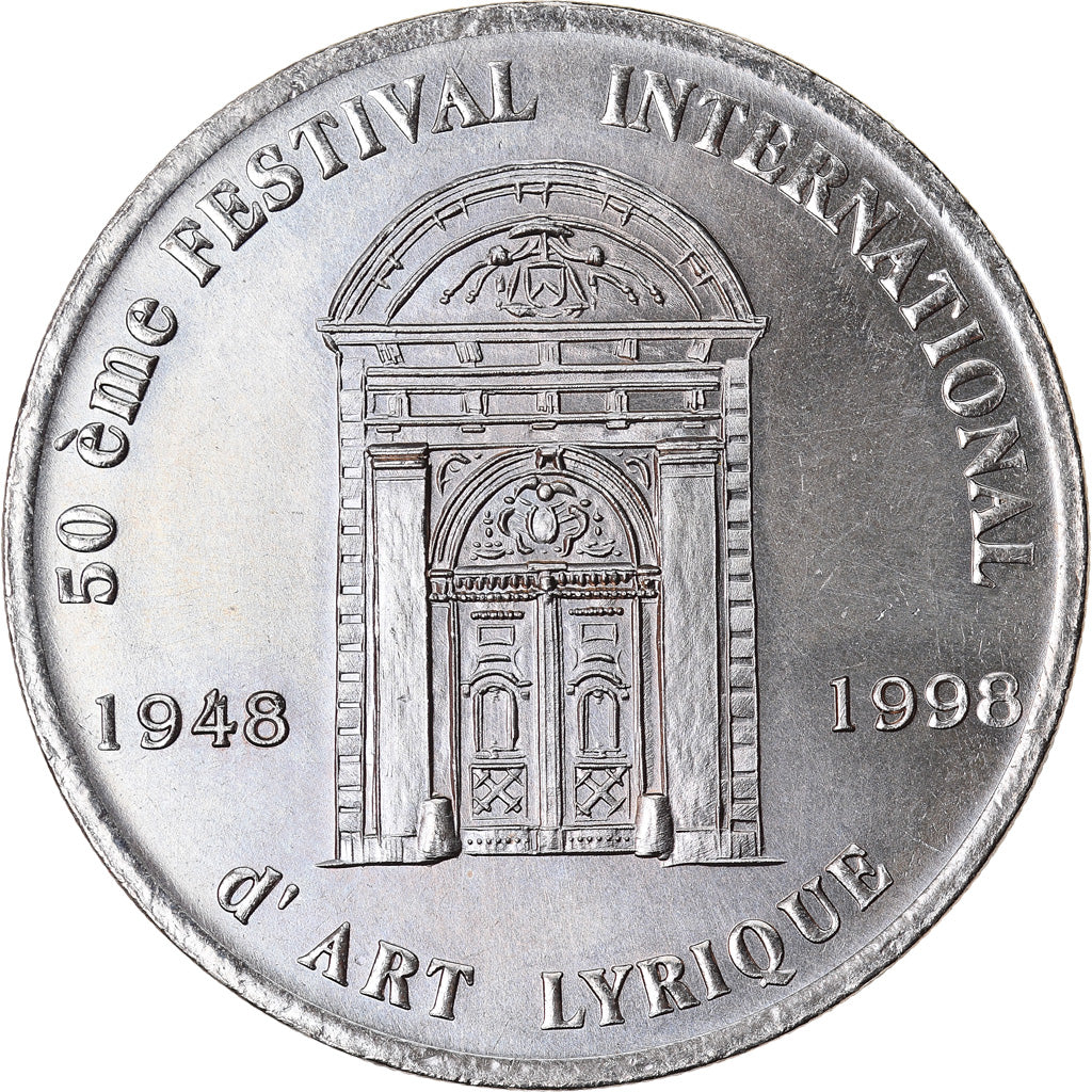 Francia, 2 Euro, Euro des Villes, 1998, Aix en Provence, EBC, Sin información