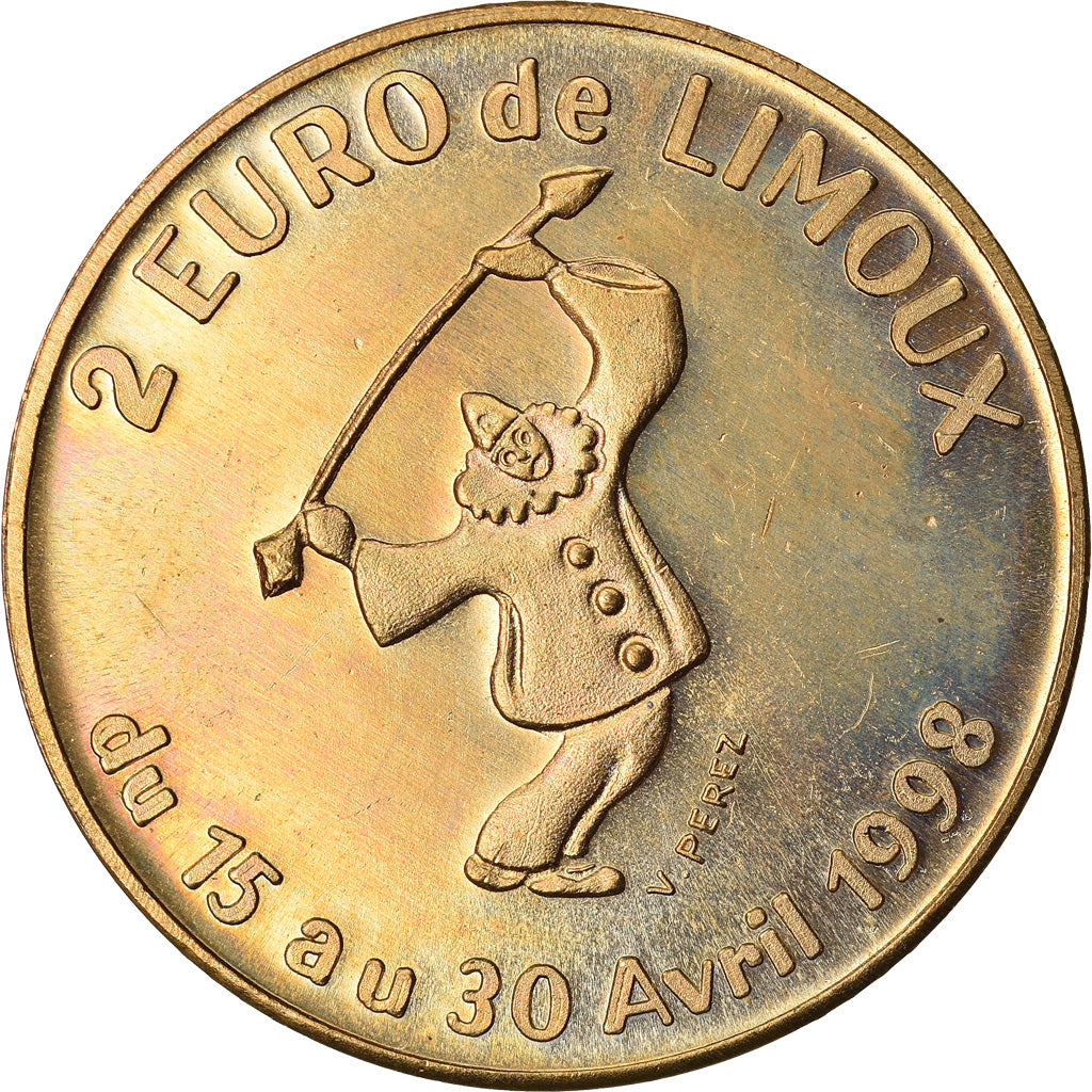 Francia, 2 Euro, Euro des Villes, 1998, Limoux, SPL-, N.C.