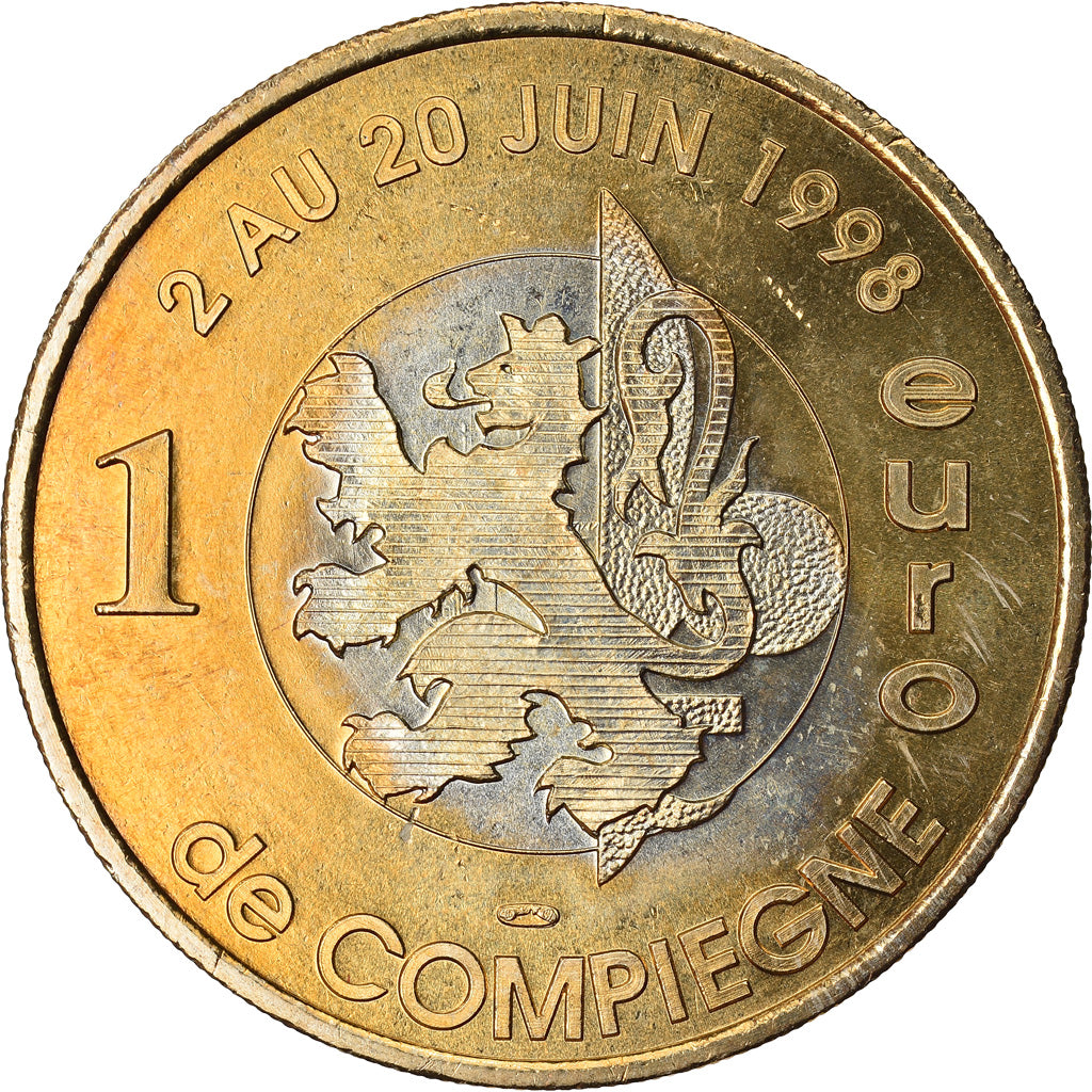 France, Euro, Euro des Villes, 1998, Compiègne, AU(55-58)