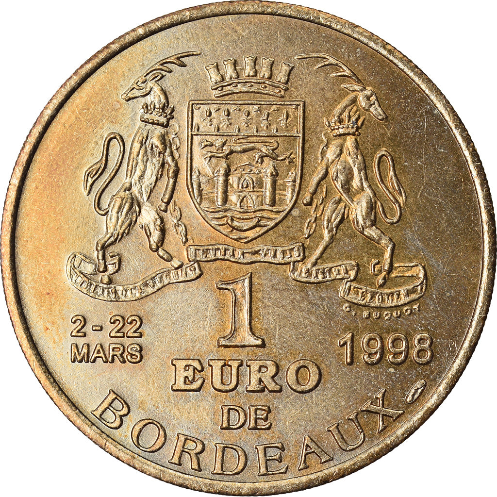 Francia, Euro, Euro des Villes, 1998, BORDEAUX, EBC, Sin información