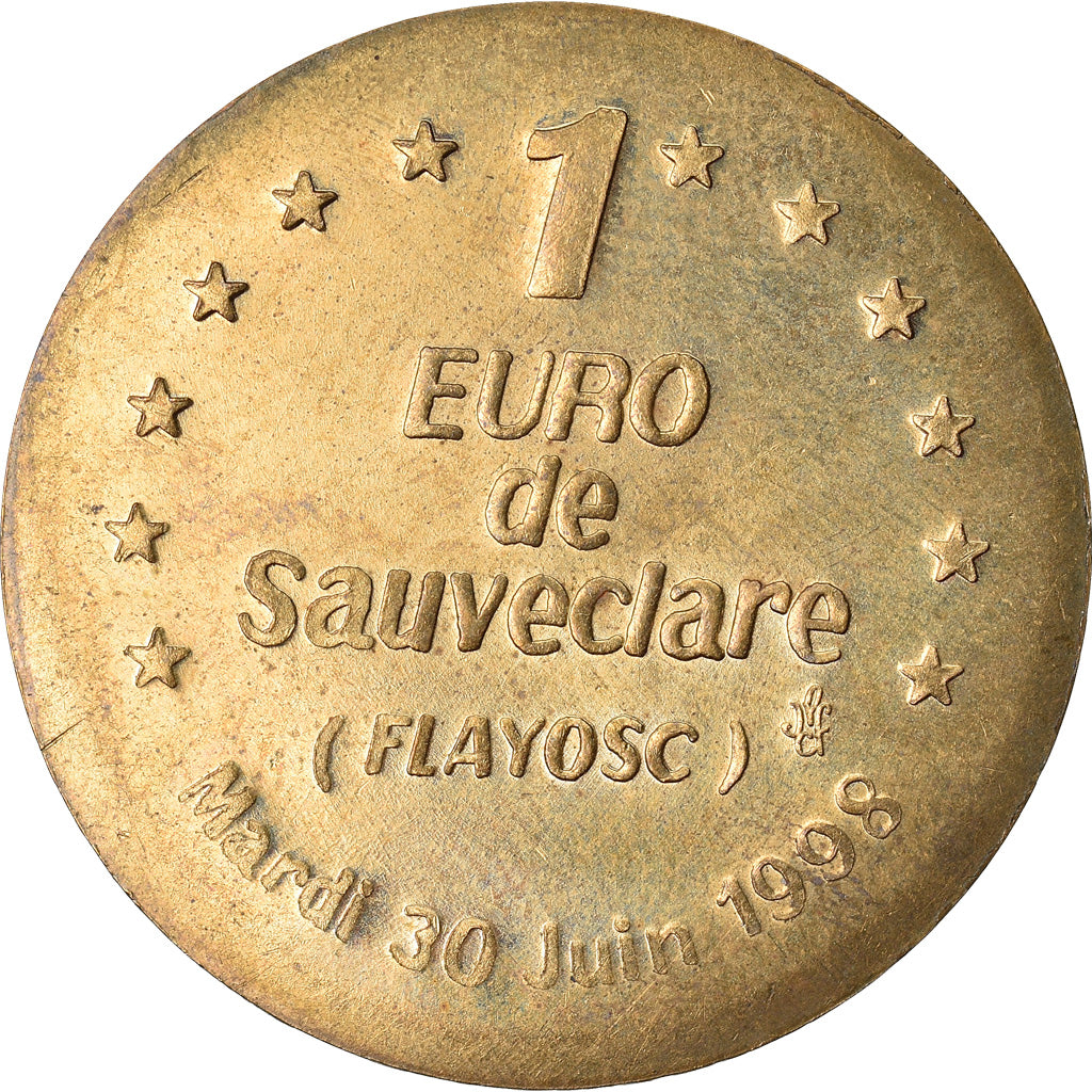 França, Euro, Euro des Villes, 1998, Sauveclare, EF(40-45), N/D