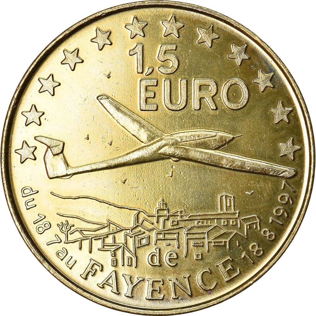 Frankrijk, 1-1/2 Euro, Euro des Villes, 1997, Fayence, PR, n.v.t.