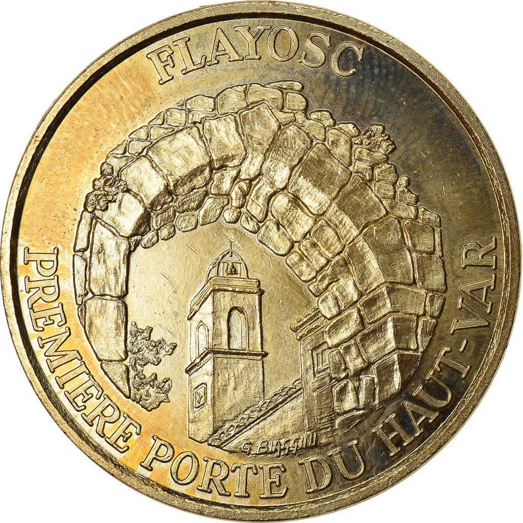 Francia, 1-1/2 Euro, Euro des Villes, 1996, Flayosc - Première porte du
