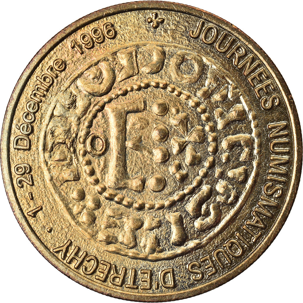 Frankrijk, 1-1/2 Euro, Euro des Villes, 1996, Etrechy, PR, n.v.t.
