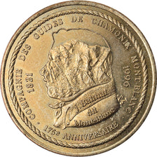 França, 1-1/2 Euro, Euro des Villes, 1996, Chamonix, AU(55-58), N/D